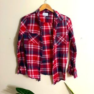 Plaid button up